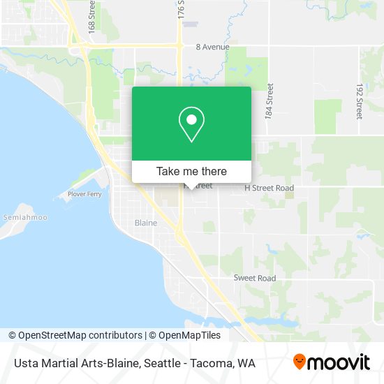 Usta Martial Arts-Blaine map