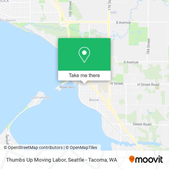 Thumbs Up Moving Labor map