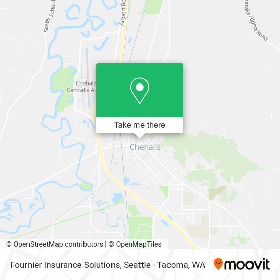 Fournier Insurance Solutions map