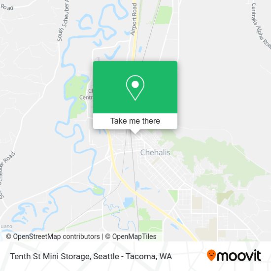 Mapa de Tenth St Mini Storage