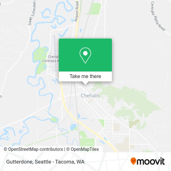 Gutterdone map