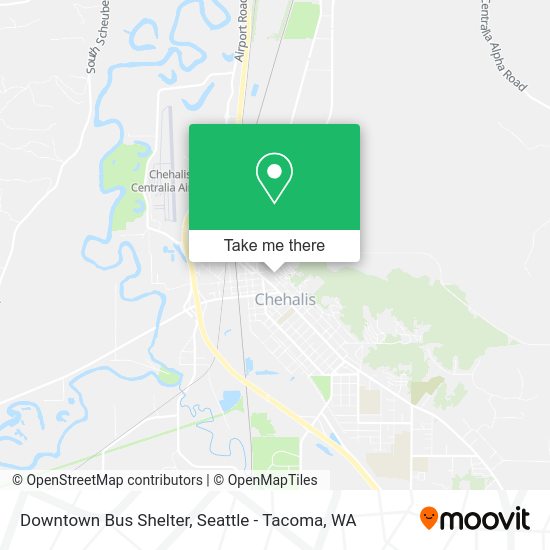 Downtown Bus Shelter map