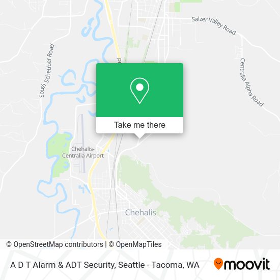 A D T Alarm & ADT Security map