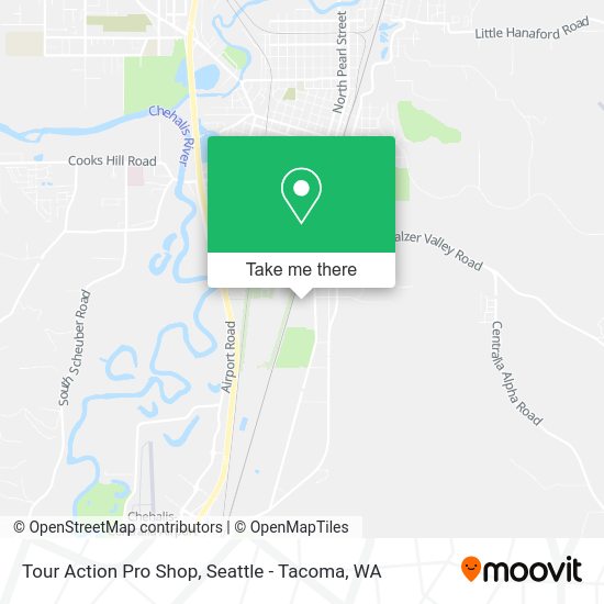 Tour Action Pro Shop map