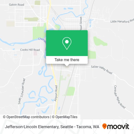 Mapa de Jefferson-Lincoln Elementary