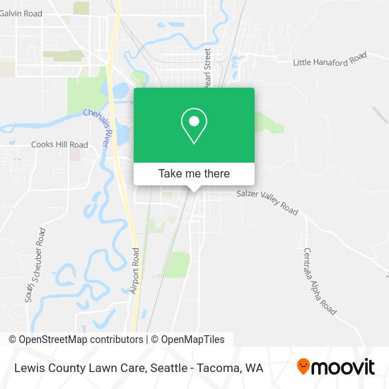 Lewis County Lawn Care map