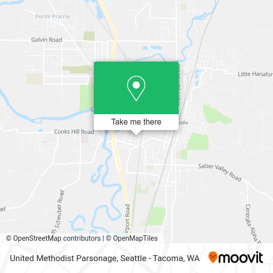 Mapa de United Methodist Parsonage