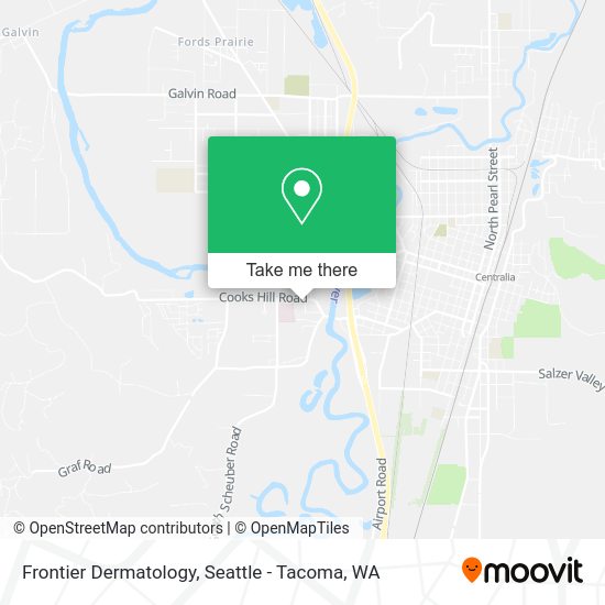 Frontier Dermatology map