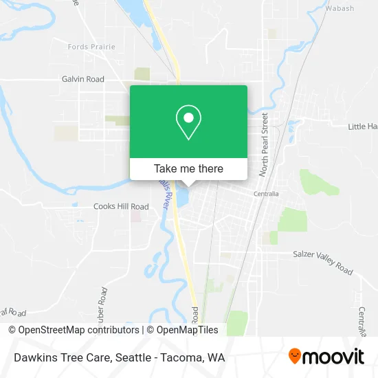 Dawkins Tree Care map
