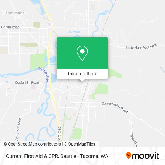 Current First Aid & CPR map