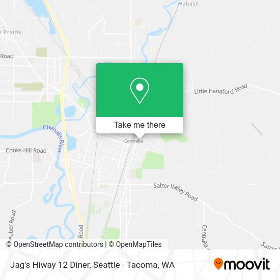 Mapa de Jag's Hiway 12 Diner
