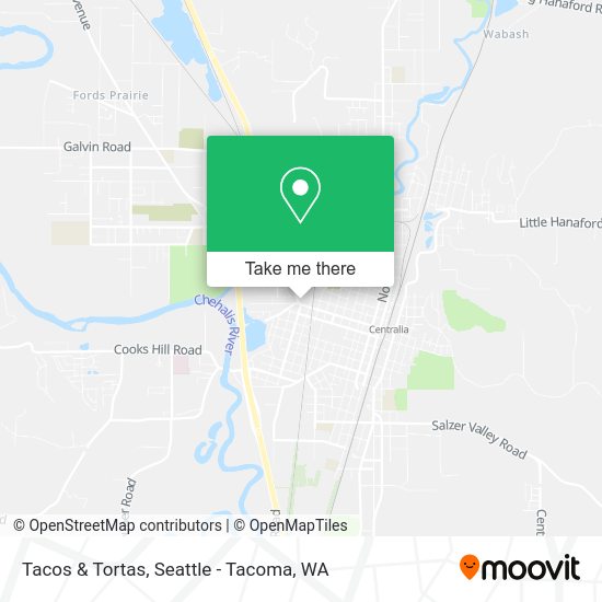 Mapa de Tacos & Tortas