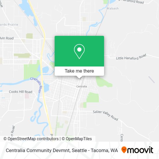 Centralia Community Devmnt map