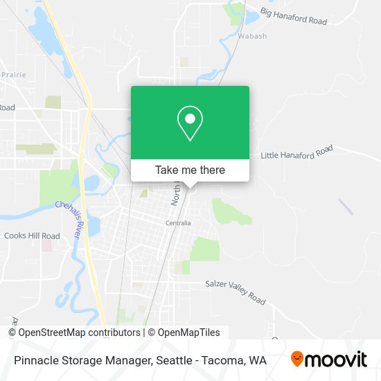 Mapa de Pinnacle Storage Manager