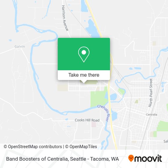 Mapa de Band Boosters of Centralia