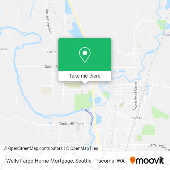 Wells Fargo Home Mortgage map