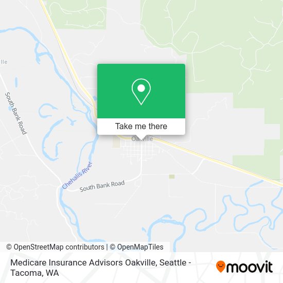 Medicare Insurance Advisors Oakville map