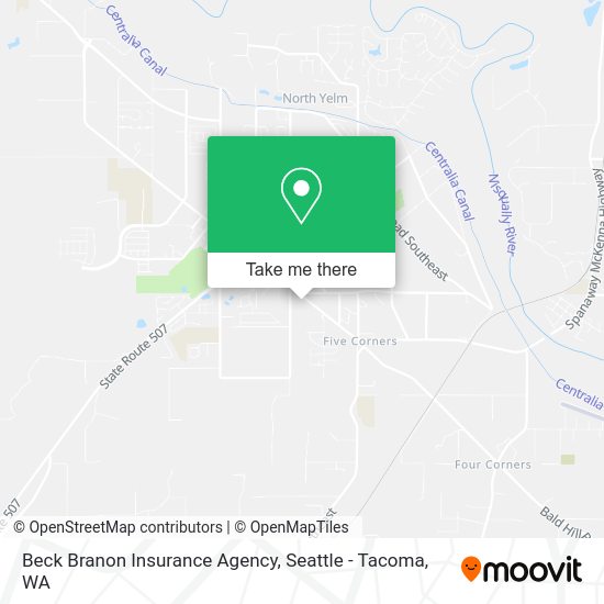 Beck Branon Insurance Agency map