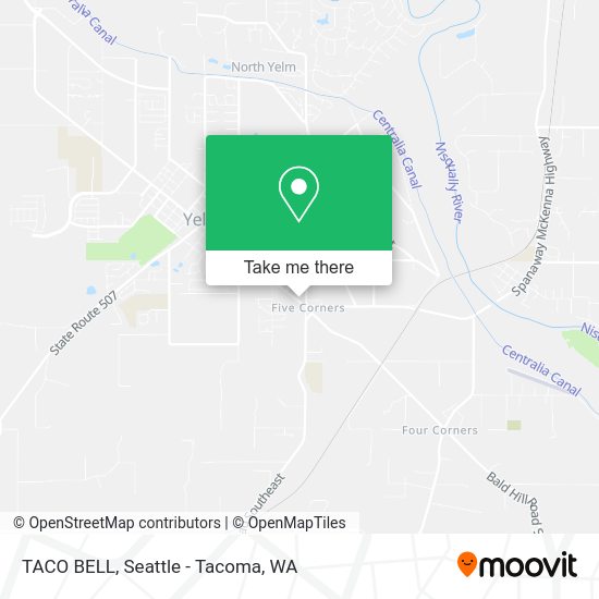 TACO BELL map