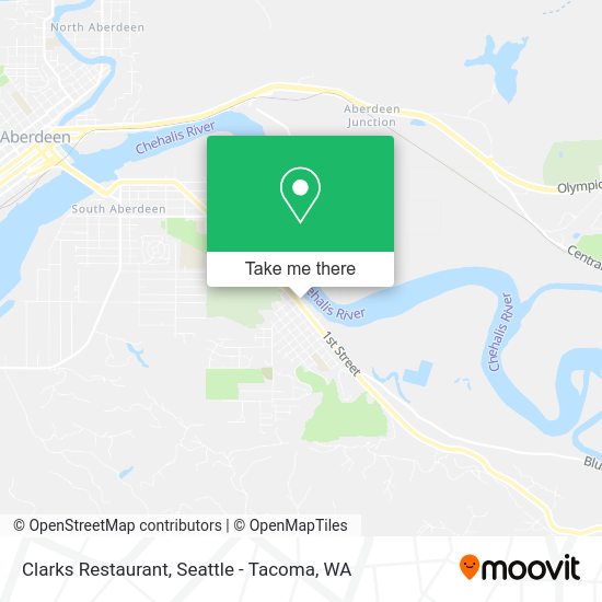 Mapa de Clarks Restaurant