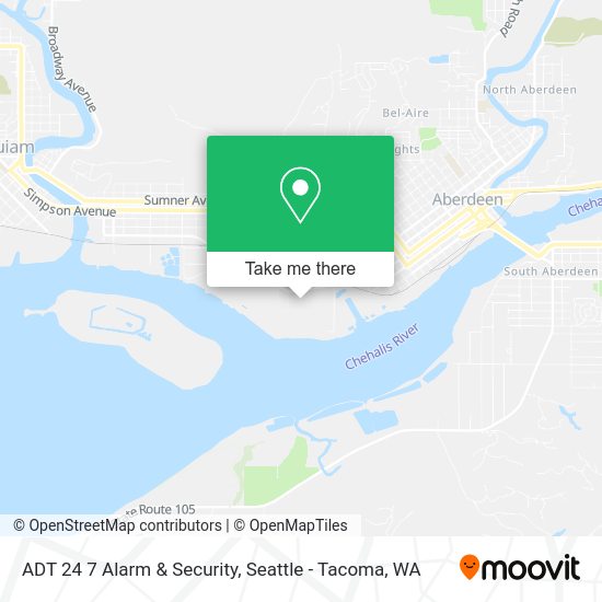 ADT 24 7 Alarm & Security map