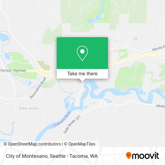 Mapa de City of Montesano