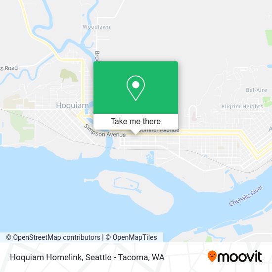 Mapa de Hoquiam Homelink