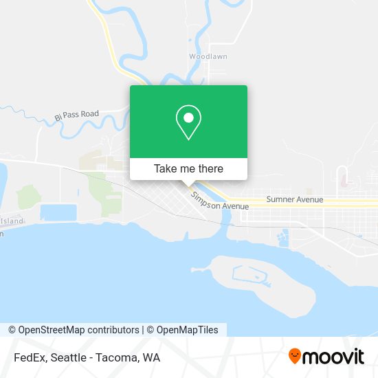 FedEx map