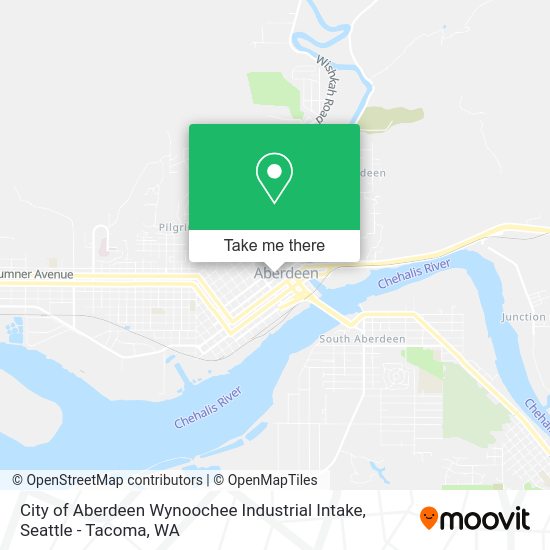 City of Aberdeen Wynoochee Industrial Intake map
