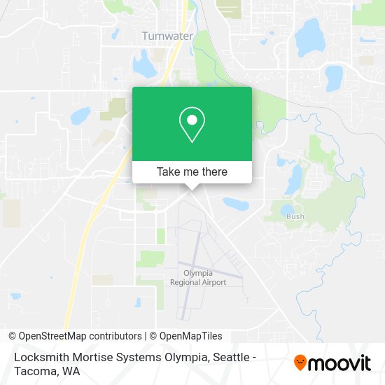 Mapa de Locksmith Mortise Systems Olympia