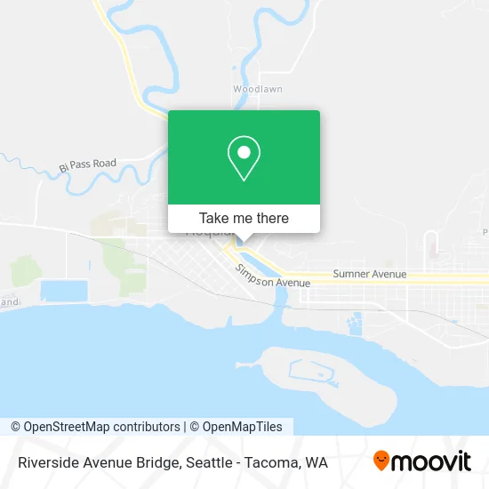 Riverside Avenue Bridge map