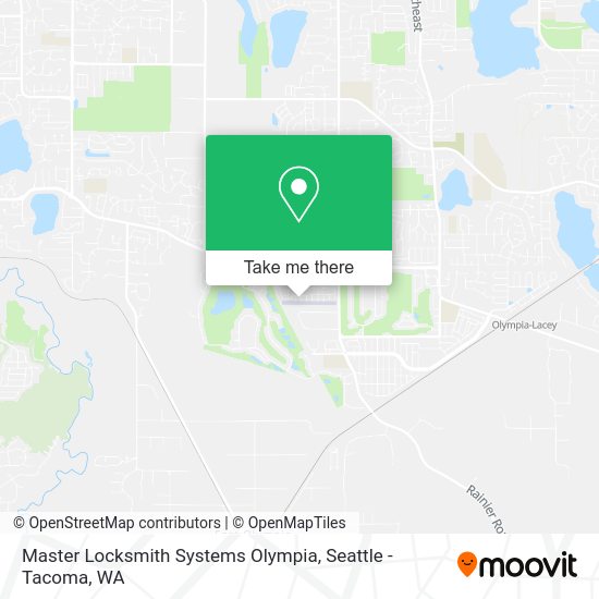 Master Locksmith Systems Olympia map