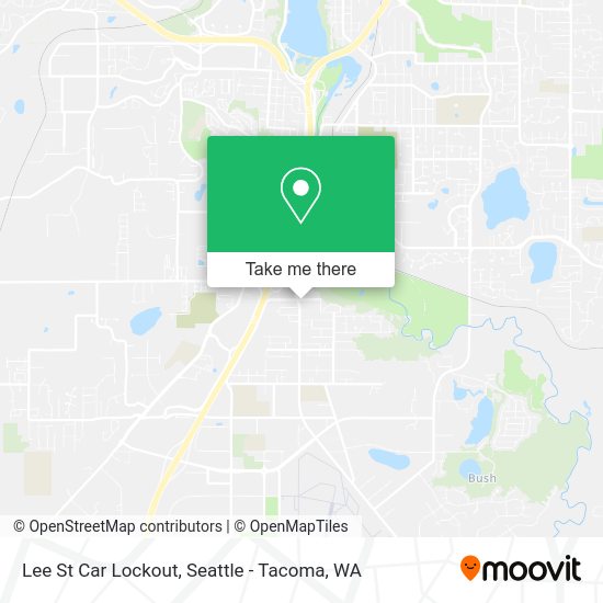Mapa de Lee St Car Lockout