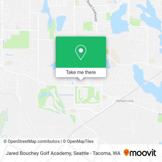 Jared Bouchey Golf Academy map