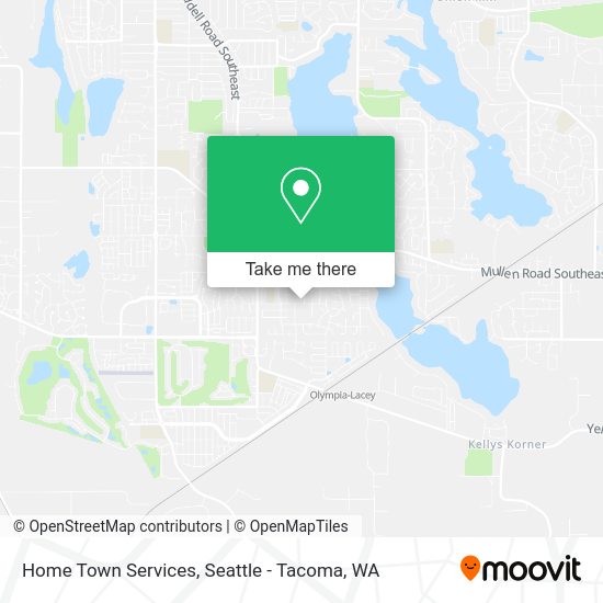 Home Town Services map