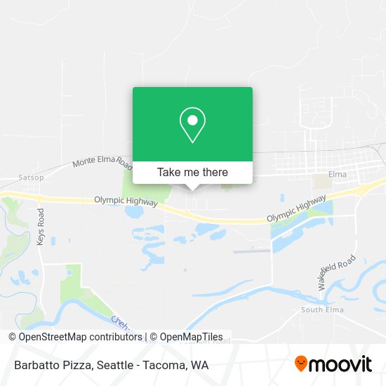 Barbatto Pizza map