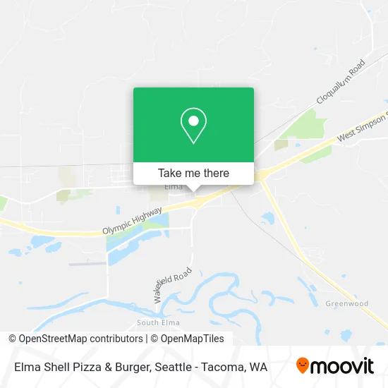 Mapa de Elma Shell Pizza & Burger