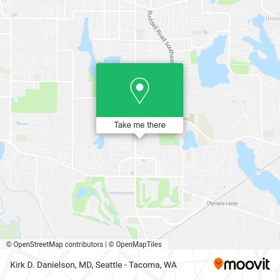 Kirk D. Danielson, MD map