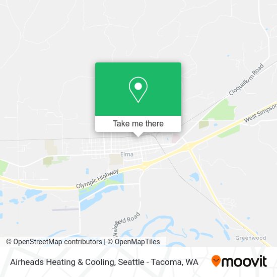 Mapa de Airheads Heating & Cooling