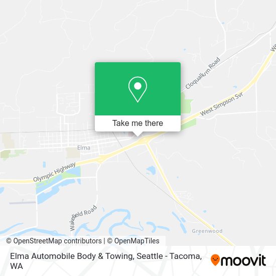 Mapa de Elma Automobile Body & Towing