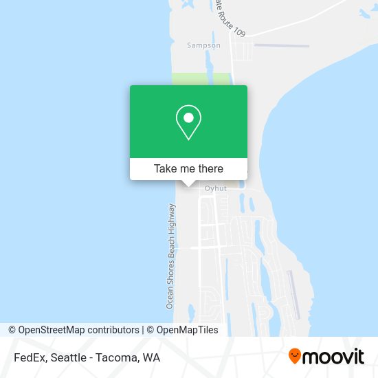 Mapa de FedEx