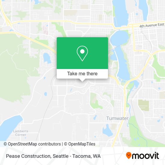 Pease Construction map
