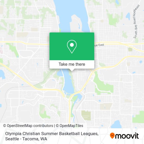 Olympia Christian Summer Basketball Leagues map