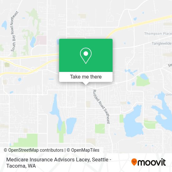 Medicare Insurance Advisors Lacey map