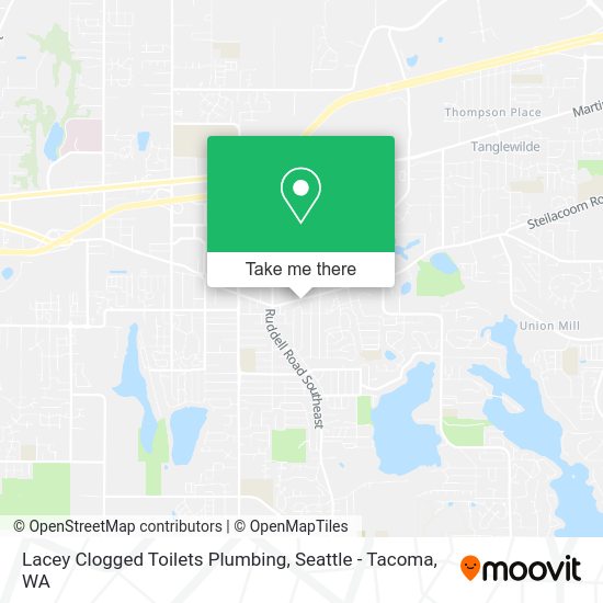 Lacey Clogged Toilets Plumbing map