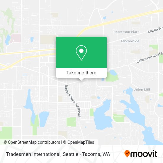 Tradesmen International map