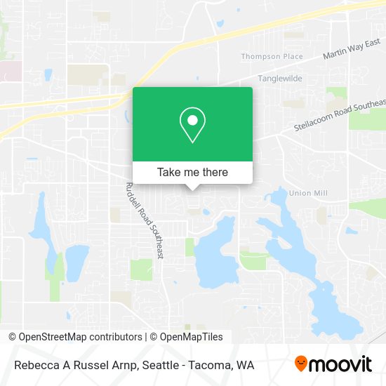 Rebecca A Russel Arnp map