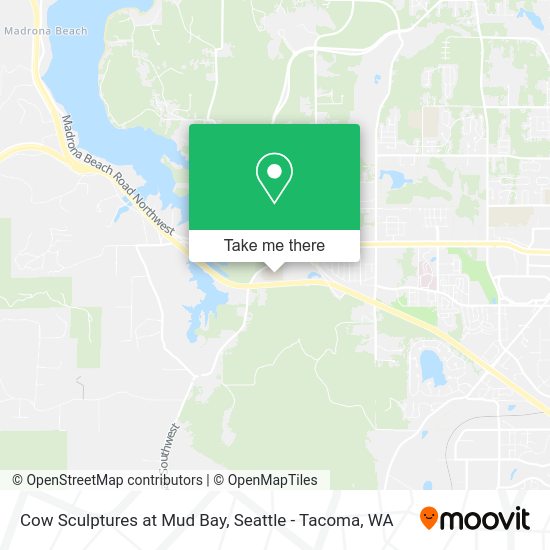 Mapa de Cow Sculptures at Mud Bay