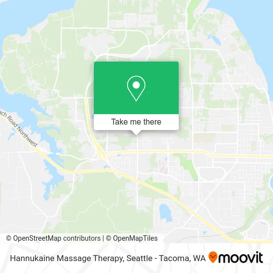 Hannukaine Massage Therapy map