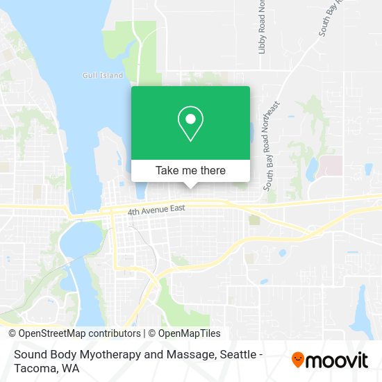 Mapa de Sound Body Myotherapy and Massage